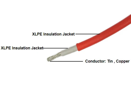 XLPE/XLPO Solar Wire PV1-F Dc Solar PV Cable high quality